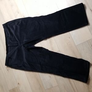 Issac Mizrahi live Womens Velvet straight leg pants Sz 26 W
